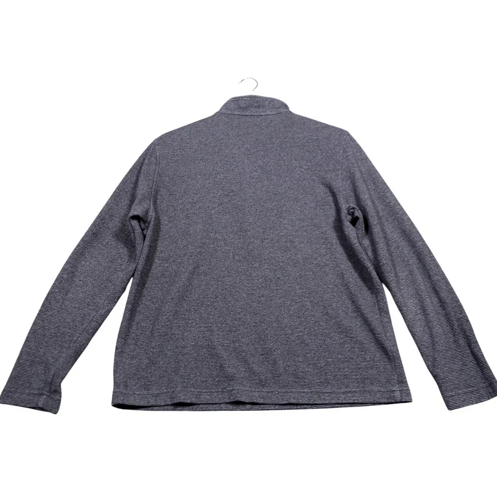 Van Heusen Men's Size Small‎ Quarter Zip Pullover Sweater Dark Gray